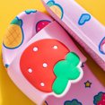 thumbnail image 4 of QISIWOLE Summer Strawberry Fruit Children's Slippers For Men And Women Baby Flip Flops,Savings, 4 of 5