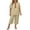 Khaki, variant on Women's Plus Size 2 Piece Outfits Short Sleeve V Neck Pullover Top Wide Leg Pants Lounge Set 2026 Black 2XL