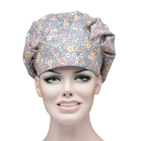 

Cotton Surgical Printed Nurse Household Kitchen Smoke-proof Bread Baker Hat