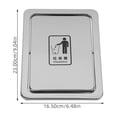 thumbnail image 2 of HAKIDZEL Trash Can Lid Waste Bin Lid 11.8X6.5X1.1In Rectangle Shape Easy Installation For Household Users, 2 of 8