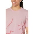 thumbnail image 3 of Men's Lacoste Pnk Crocodil Print Crew Neck Stretch Organic Cttn T-Shirt - 7/2XL, 3 of 4