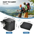 thumbnail image 4 of OHHANI Portable Toilet with pu Cushion Soft Pad Tissue Holder Folding Outdoor Toilet Suitable for Camping, Beach, Hiking, and Car Use, 4 of 7