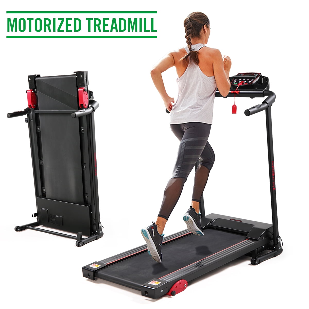 Jaxpety Folding Treadmill 2.0 HP Electric Motorized Fi   tness Running