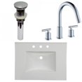 thumbnail image 1 of American Imaginations 30.75-in. W 3H8-in. Ceramic Top Set In White Color - Overflow Drain Incl. AI-33339, 1 of 9