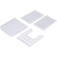 thumbnail image 4 of Adjustable Toast Slicer/ Cutting Guide for Homemade Bread, Plastic Bread Slicer Loaf for Slicing Bread Foldable Kitchen Baking Tools (White), 4 of 7