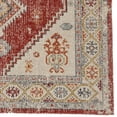 thumbnail image 7 of Contemporary Home Living 2' x 3' Medallion Rectangular Area Throw Rug - Cream and Rust Red, 7 of 7
