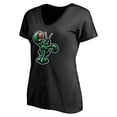 thumbnail image 2 of Women's Black Maine Celtics Midnight Mascot V-Neck T-Shirt, 2 of 3
