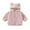 Pink, variant on Baby Boys Winter Coat Fleece Jacket Baby Hoodie with Bear Ear for Baby Girls Winter Fleece Coat Little Boys Girls Clothes 5-6 Years