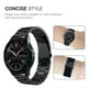 thumbnail image 5 of Correa de Reloj PUBAMALL Negro Acero Inoxidable Compatible con Gear S3 Frontier y Classic 22mm para, 5 of 7