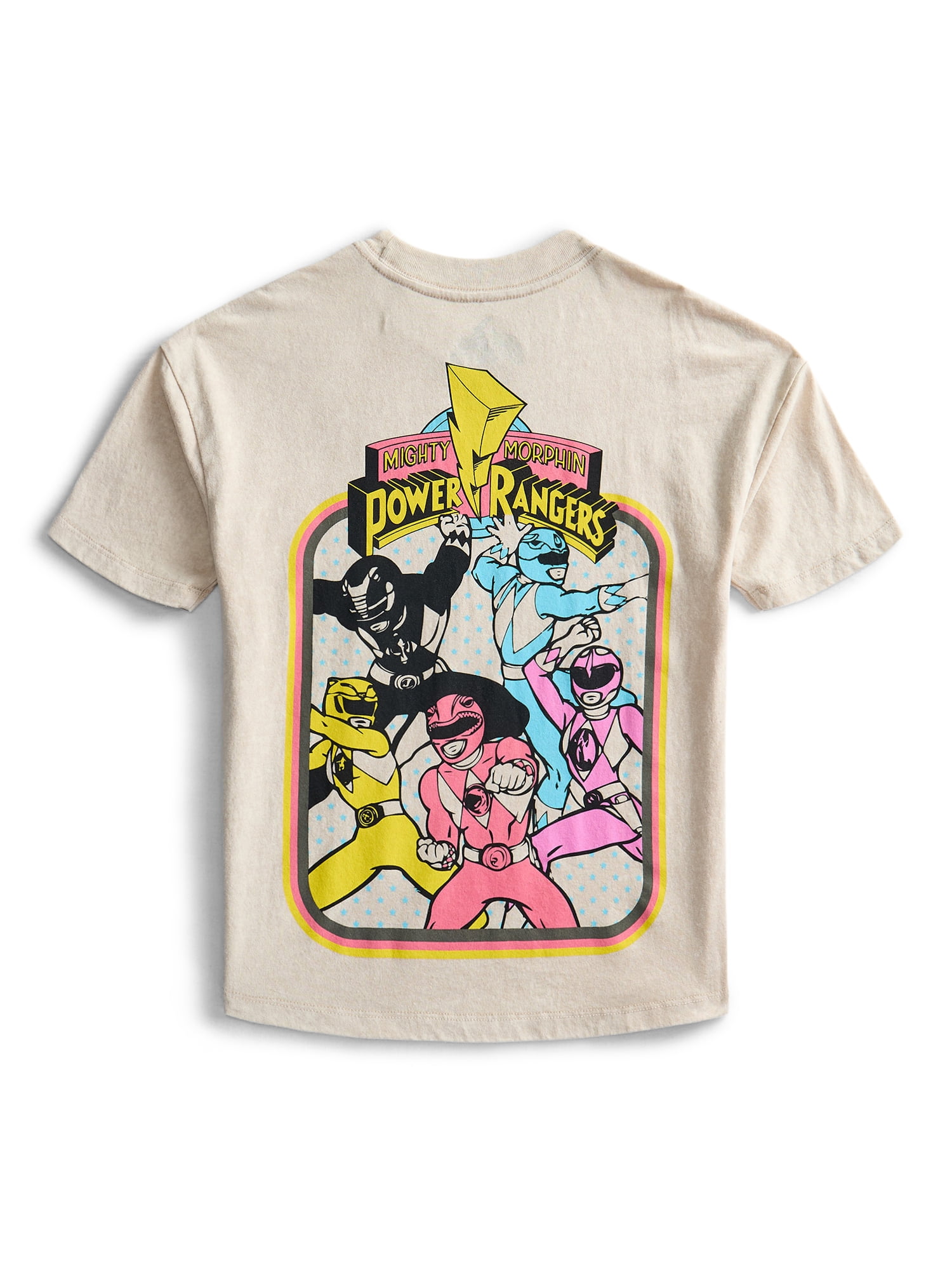 Power Rangers Boys Mineral Wash Mighty Morphin Graphic Tee, Sizes 4-18