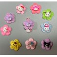 thumbnail image 4 of Venta al por mayor, accesorios de decoración de diamantes de imitación de resina con flores de Sanrios Kitty de dibujos animados rosas, suministro de dijes para decoración de uñas Kawaii 3D, 4 of 4