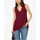 thumbnail image 1 of INC Blusa sin mangas con dobladillo de pañuelo para mujer, Púrpura, X-Large I-N-C Top sin mangas, 1 of 2
