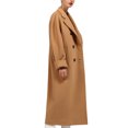 thumbnail image 4 of LUXUR Ladies Long Sleeve Wool Pea Coat Warm Work Overcoats Camel L, 4 of 4