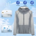 thumbnail image 2 of Romantic Women's Cardigan Long Sleeve Chic Date Night Cardigans for Women Stylish Women's Cardigan Lightweight Sun Hooded Breathable Jacket For Outdoor Casual Wear, 2 of 2