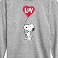 thumbnail image 3 of Peanuts - Snoopy Luv  - Toddler And Youth Long Sleeve Graphic T-Shirt, 3 of 6
