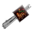 thumbnail image 1 of Lion of Judah Bible  Square Tie Bar Clip Clasp Tack- Silver or Gold, 1 of 4