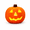 A, variant on Lighted Lantern Blow Molded Pumpkin Lamp Indoor Halloween Decor Battery Operated Glowing Prop For Porch Table Orange