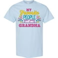 thumbnail image 3 of Inktastic My Favorite People Call Me Grandma with Flowers T-Shirt, 3 of 5