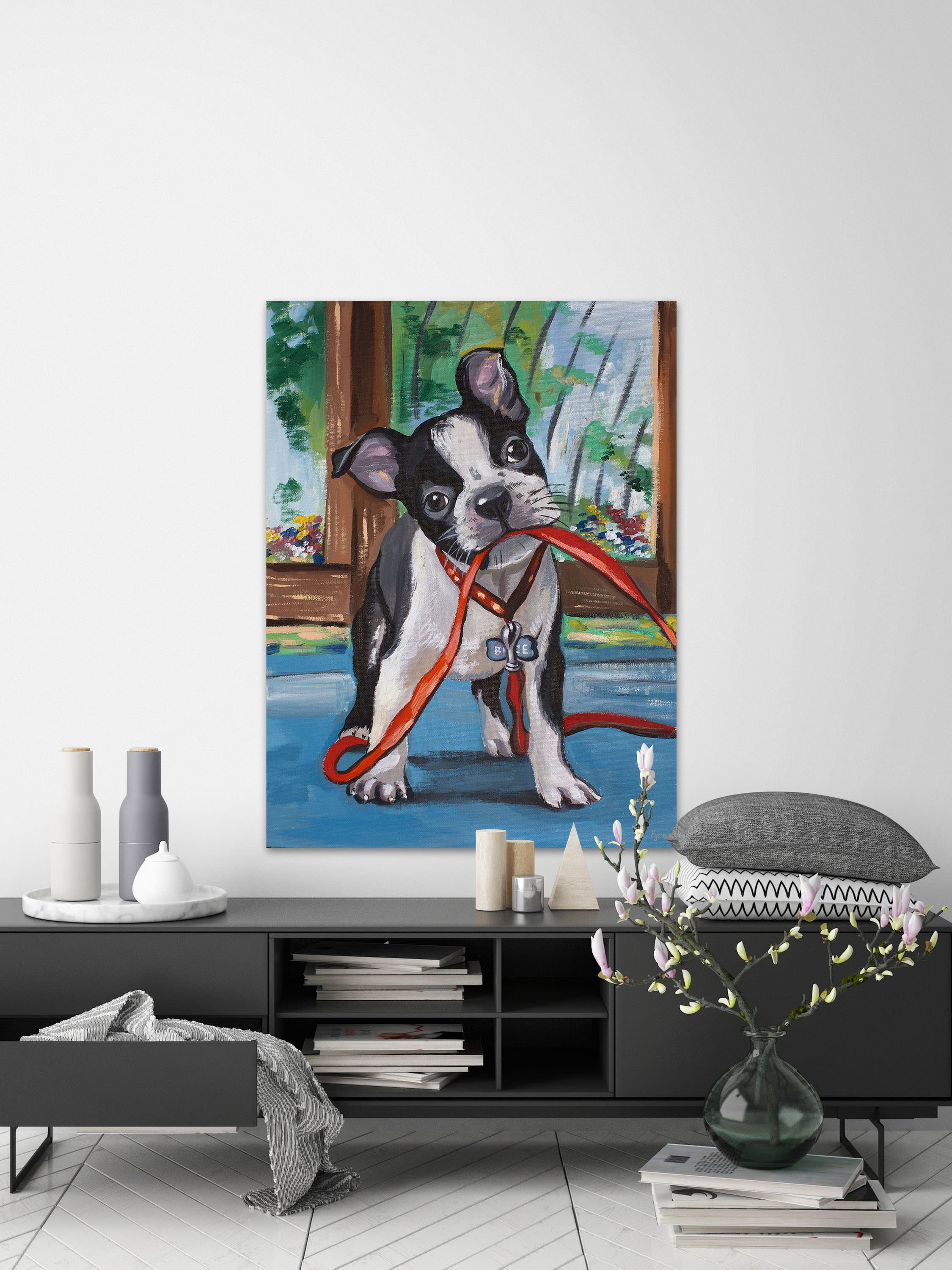 Marmont Hill Walkies Canvas Wall Art