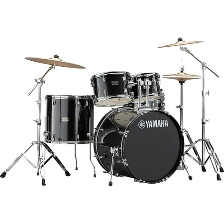 Yamaha Rydeen 5-Piece Shell Pack - 22" Bass Drum - Black Glitter