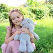 WEIGEDU Elephant Stuffed Animals Plush Toys, 15.7 inches