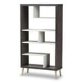 thumbnail image 1 of Baxton Studio Atlantic Bookcase in Brown and Gray, 1 of 10