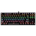 thumbnail image 1 of Punk Mechanical Keyboard k550 87 Keys Mechanical Keyboard Green Shaft Gaming Office Notebook Professional Keyboard No.3, 1 of 6