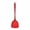 Red, variant on Semi Transparent Color Silicone Wok Spatula, Non Stick Cooking Shovel Spoon, Heat Resistant Kitchen Utensil for Household Frying Stirring Daily Cooking Work