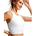 thumbnail image 5 of CRZ YOGA Racerback Bikini Tops for Women Padded High Neck Modest Swim Sports Bathing Bra, 5 of 7