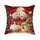 thumbnail image 2 of Fundas de almohada navideñas de 45x45 cm (17,7x17,7 pulgadas), fundas decorativas con tela suave y cremallera oculta para decoración del hogar. Funda de almohada de algodón., 2 of 6