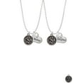 thumbnail image 2 of Delight Jewelry Silvertone Nurse Caduceus Seal - CNA Mother & Daughter Heart Necklaces (Set of 2), 19"+2", 2 of 4