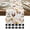 White, variant on Farm Animals Table Runner Country Barn Sheep Rooster Pig Flowers Retro Tablerunners 13 x 36 Inch, Table Decorations Tabletop Scarf for Summer Gathering Holiday Farmhouse Kitchen Dining Decor