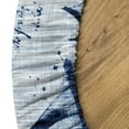 thumbnail image 5 of Ambesonne Marine Art Fitted Round Tablecloth, Vintage Sailing Boat, 56"- 60" Diameter, Pale Blue Indigo, 5 of 5