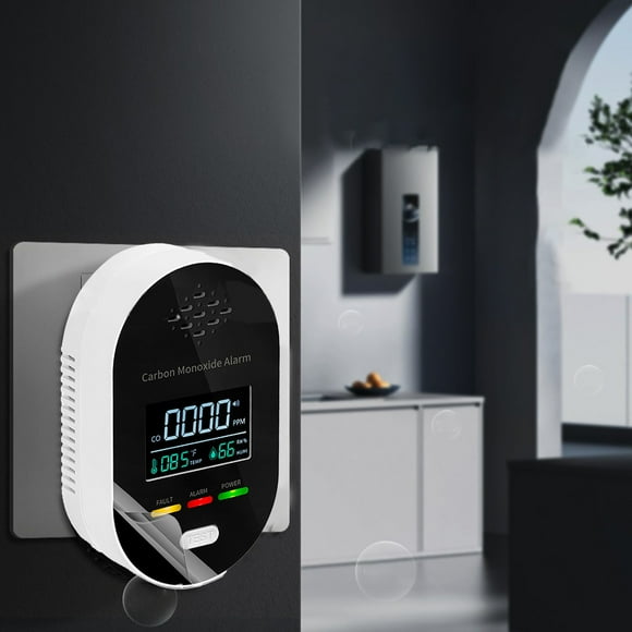YHDSHY Clearance Items! Direct Plug In High-definition Large Screen Carbon Monoxide Temperature And Humidity Three In One Alarm Detector Clearance Sales Today Deals Prime