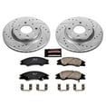 thumbnail image 3 of PowerStop Front Z23 Evolution Sport Carbon-Fiber Ceramic Brake Pad and Drilled & Slotted Rotor Kit Fits: KIA Select Models K5903, 3 of 10