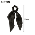 thumbnail image 2 of Diadema para mujer - Lazo para el cabello de satén de seda grande Accesorio para el cabello elástico Lazo para el cabello grande y suave Adepaton CPB-DE-LYY1050-6, 2 of 5