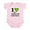 Petal Pink, variant on CafePress - I Heart My Jamaican Grandparents Body Suit - Baby Light Bodysuit, Size Newborn - 24 Months