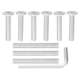 thumbnail image 1 of 10 tornillos de repuesto para rascadores de gatos con llave Allen. Tornillos M8 para rascadores de gatos. Perno y tornillo roscados., 1 of 8