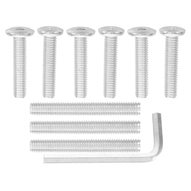 10 tornillos de repuesto para rascadores de gatos con llave Allen. Tornillos M8 para rascadores de gatos. Perno y tornillo roscados.