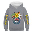 thumbnail image 1 of Sudaderas con capucha de Pokémon Pikachu para niños y niñas, abrigos finos de Pikachu, figura de Anime de dibujos animados, primavera y otoño, 1 of 4