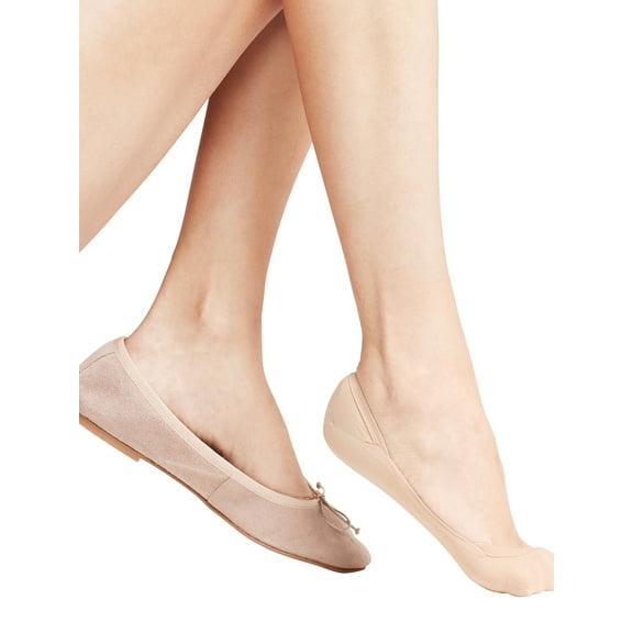Women's Falke 44015 Invisible Elegant Step Sock (Crystal XL)