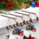 thumbnail image 3 of Fiudx Juego de Soportes para Calcetines Navideños, 8 Ganchos Metálicos, Ajustables para Chimenea, Diseño de Hierro Resistente, Multiusos, para Calcetines, Guirnaldas, Luces, Decoración Navideña, 12 X, 3 of 6