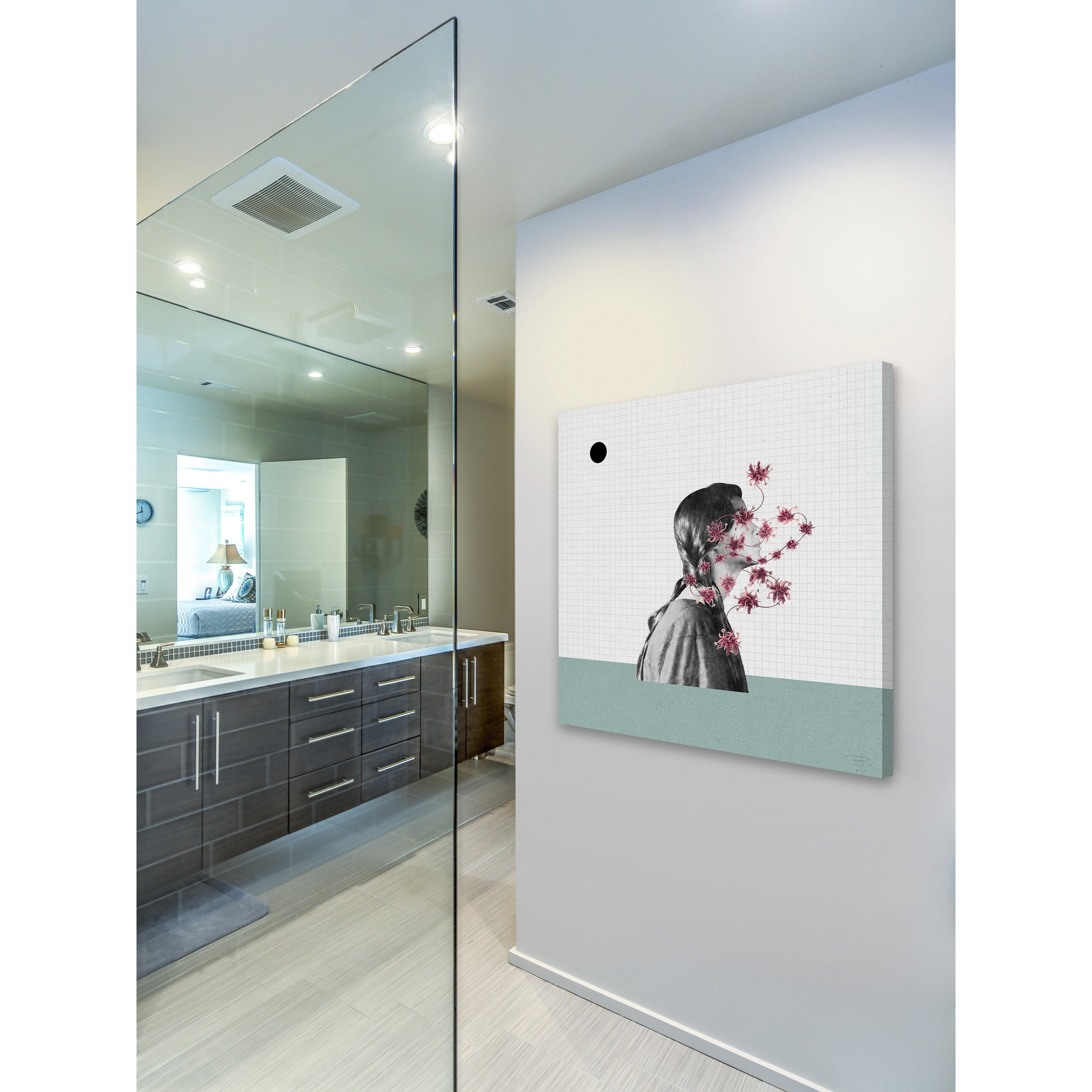 Marmont Hill "Cara Vegetal Nina I" by Bengoa Vazquez Painting Print on Wrapped Canvas