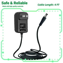 FITE ON AC Adapter Charger Replacement for Venturer PVS-3351 PVS3361 DVD Player Power Supply Cord