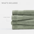 thumbnail image 4 of Noble Linens 4 pack Cotton Hand Towels, 4 of 14