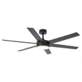 thumbnail image 6 of Vaczon 60" Industrial Black Smart Large Ceiling Fan with Light and Remote for Living Room and Great Room, 6 of 13