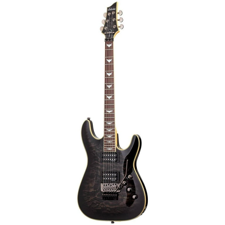 Schecter Omen Extreme-6 FR Electric Guitar (See Thru Black 
