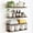 Dark Brown, variant on XIMEI Bathroom Floating Shelves Over Toilet, 15.8" Farmhouse Rustic Wood, 3+1 Tier, Rustic Brown