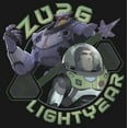 thumbnail image 2 of Girl's Lightyear Zurg and Lightyear  Graphic Tee Black Small, 2 of 4