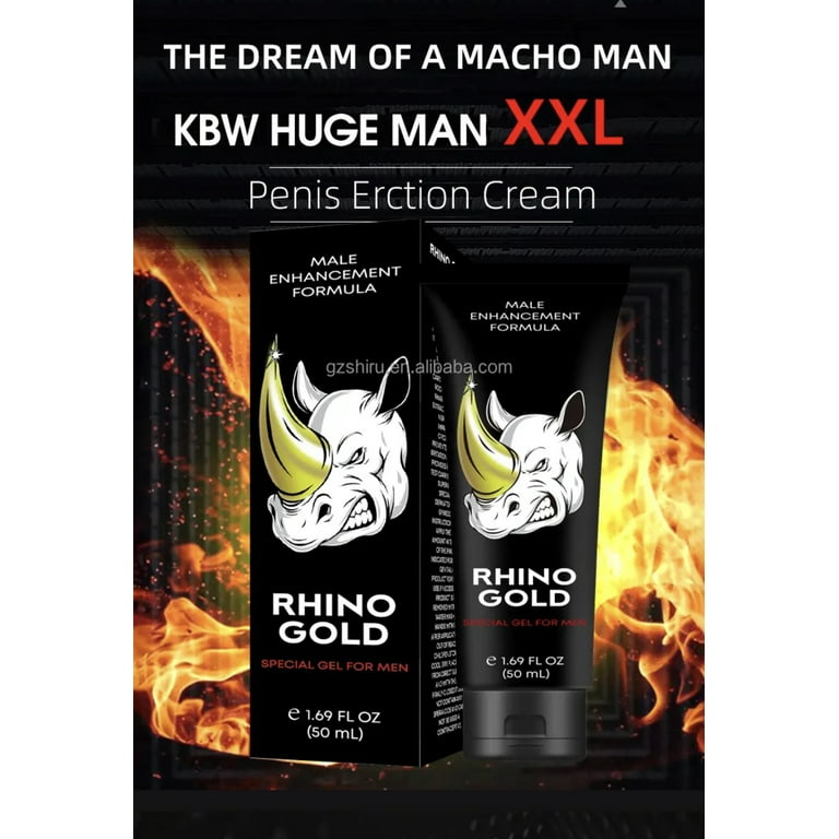 RHINO MEN'S GEL GOLD - GOLD Gel – Pure Moisturizing Gel for Men | 1.69  fl.oz 